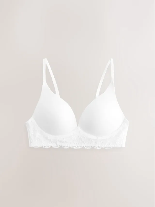 Next Dames - Ultimate Comfort loungebeha, met vulling, zonder beugel - Wit White