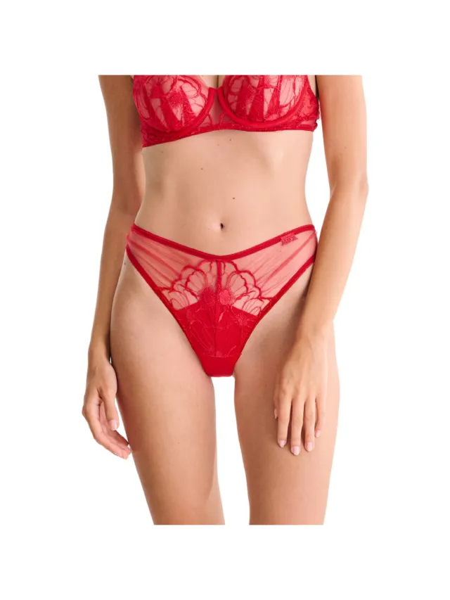 Lisca Tanga's Lisca Braziliaans laag uitgesneden MIRACLE Rood