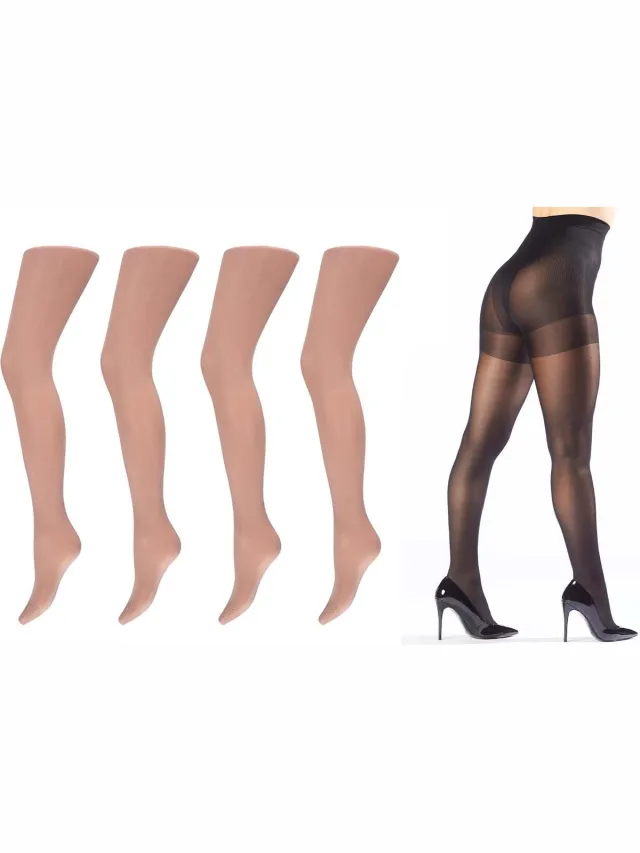Comfort Essentials Corrigerende Panty - 40 Denier - 2-Pack - Daino Nude - Maat XL 48/50