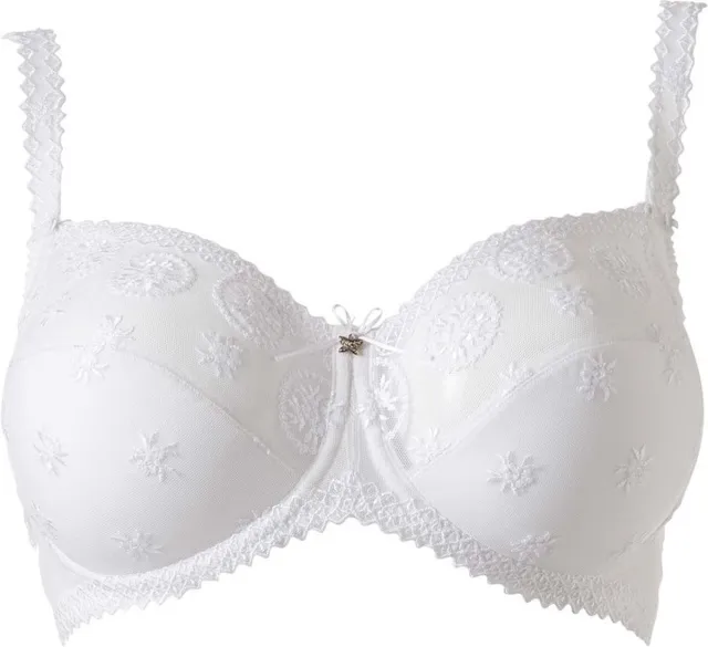 Louisa Bracq Chantilly Wit - Soft-Cup bh Maat: