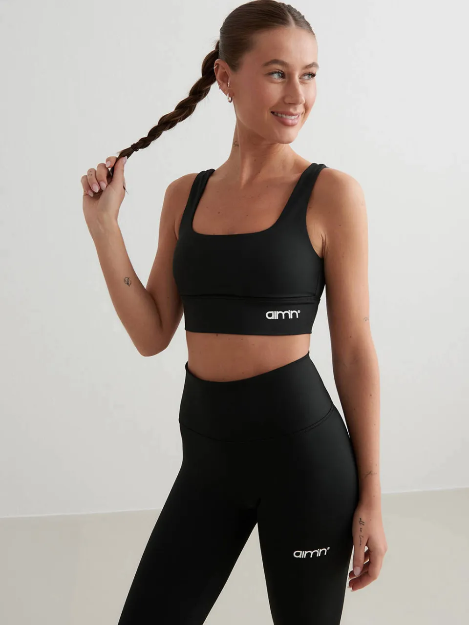 Aim'n sport-bh high support Core zwart, foto 4