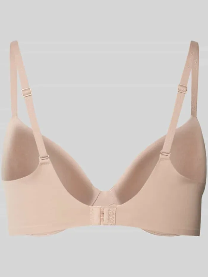 Calvin Klein Beha met cups en verstelbare bandjes, model 'PERFECTLY FIT' beige, foto 2