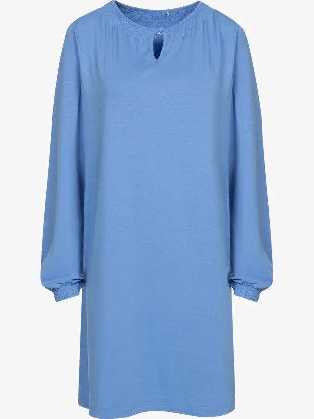 Lords & Lilies slaapkleed dames - blauw - 242-50-XDG-Z/877