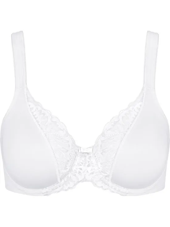 Triumph 85C - Modern Lace+Cotton W Vrouwen Beha - WHITE