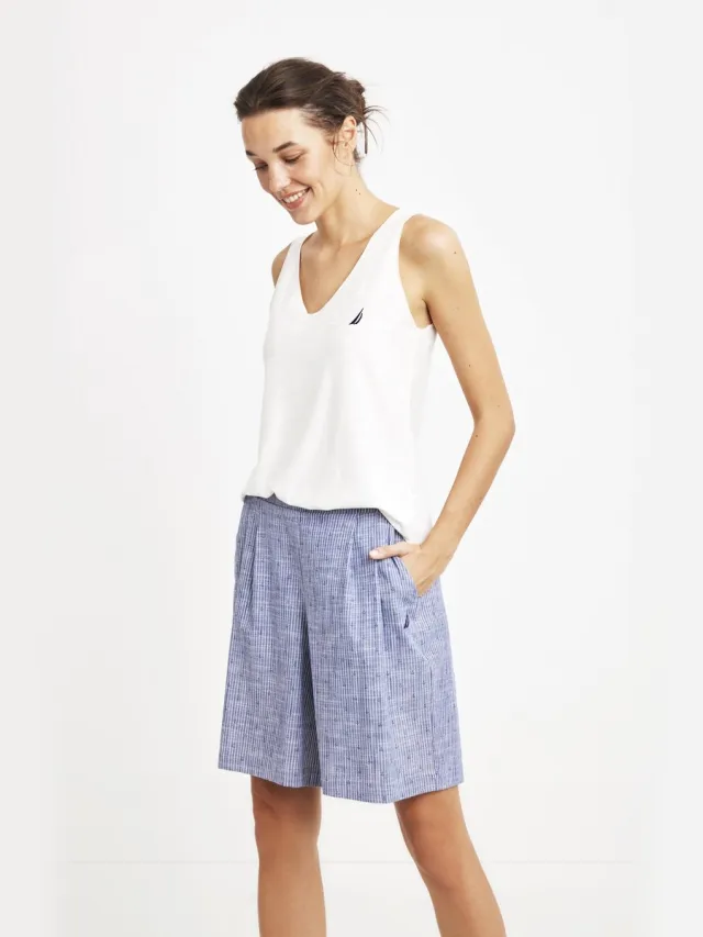 Nautica Dames Short Pyjama Set Wit