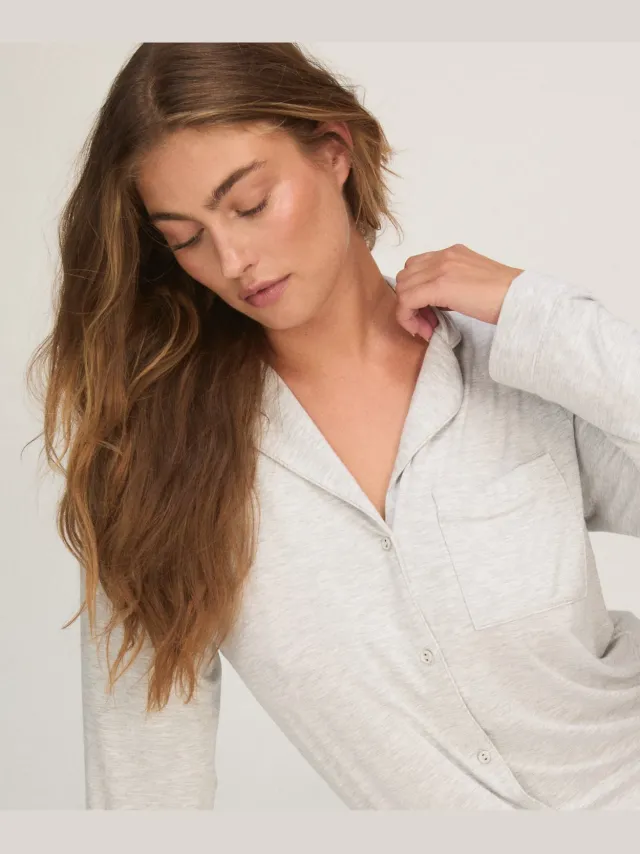 Hunkemöller Essential Jersey Shirtdress Grijs