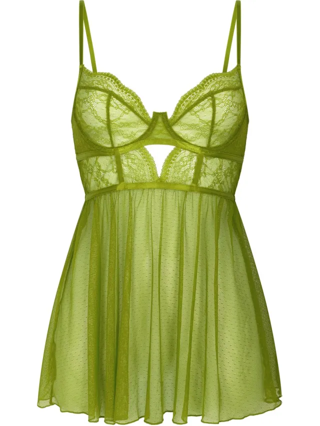 Hunkemöller Isabelle Babydoll Groen