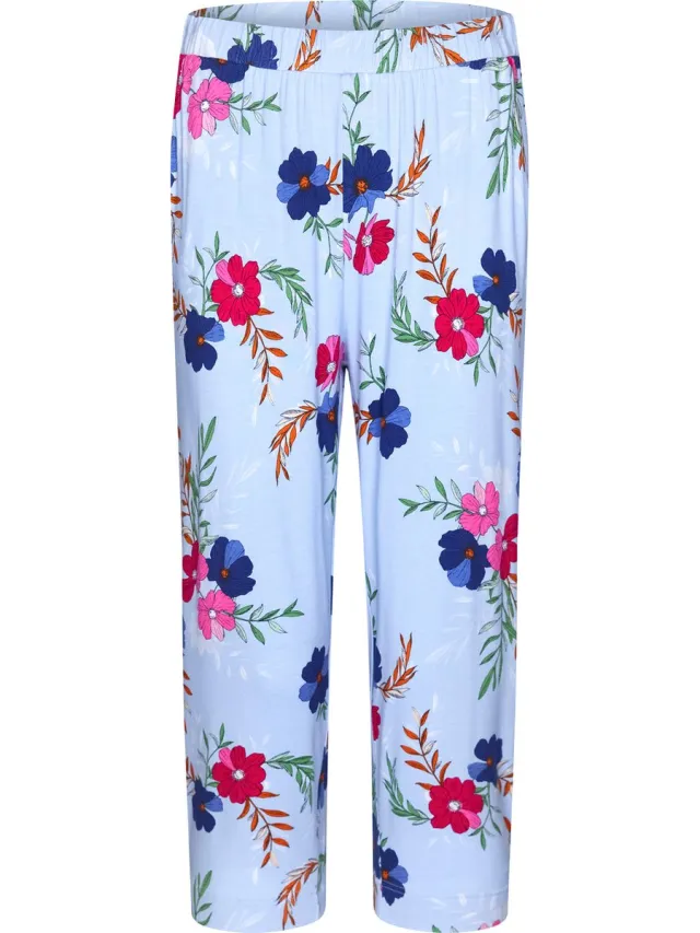 Pastunette Violets - Dames Pyjamaset - Blauw - Viscose