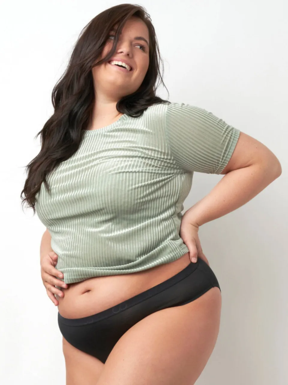 Moodies Undies licht absorberende menstruatieslip zwart, foto 3