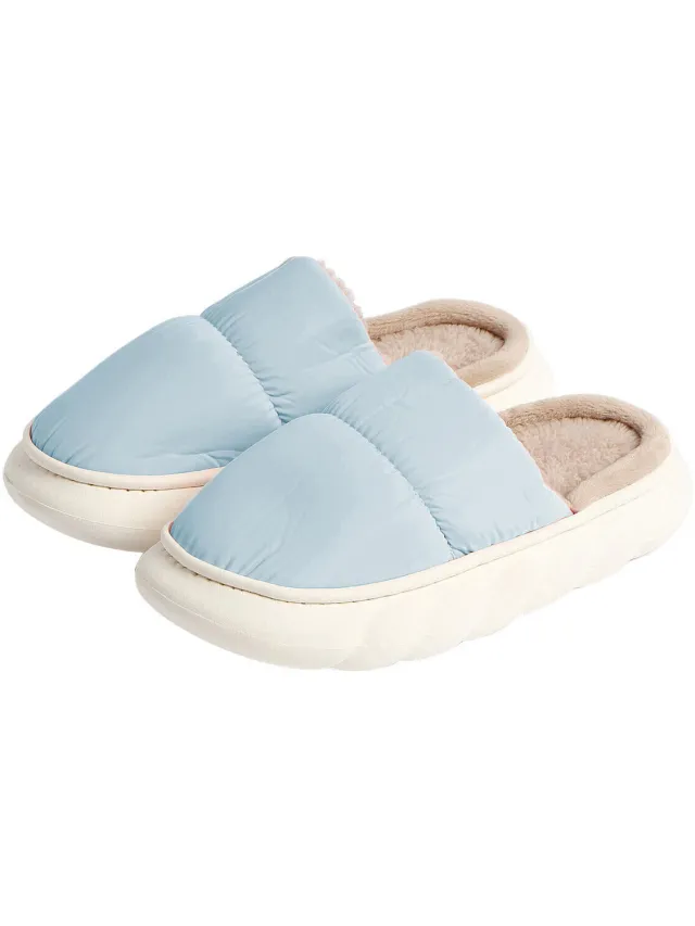 Admas Acolchada slippers blauw