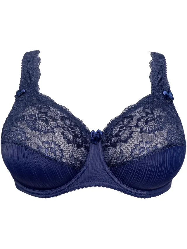 PLAISIR by Ulsoe Plaisir Beate beugel BH donkerblauw 100I-grote maten met draagcomfort