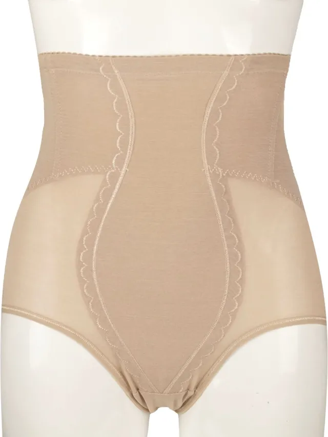 Dames corrigerende slip Art.739 van J&C hoge taille Huid - shapewear ondergoed