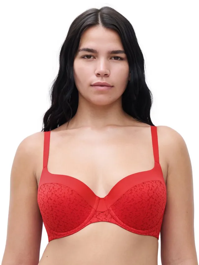 Chantelle EasyFeel - Norah - Dames - T-shirt bh - Poppy Red