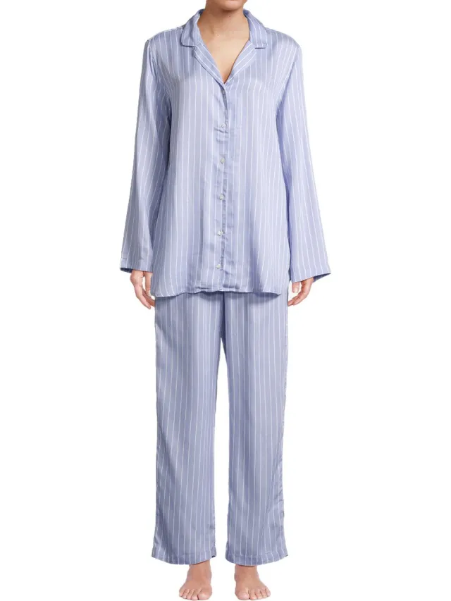 Seidensticker Dames pyjama Classic Web glyzinie