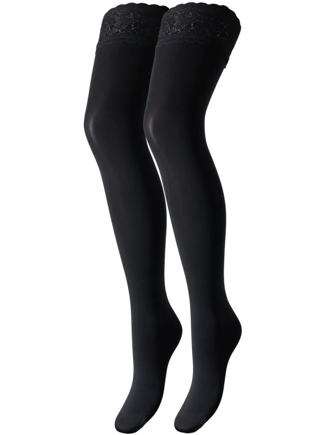 Trasparenze Panty’s/Kousen Trasparenze Autoreggente 50 Denari Ilaria Zwart
