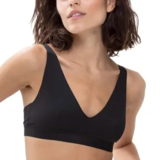 Mey Mood Triangle bh zonder beugel zwart Zwart,Wit,Grijs