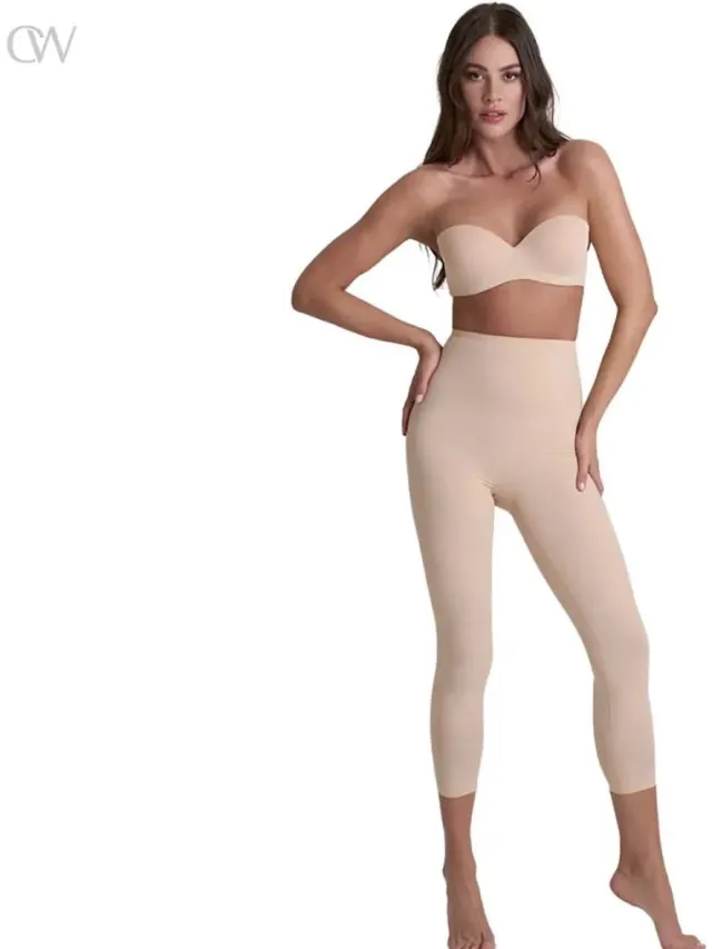 Bye Bra Sculpting High Waist Capri Beige
