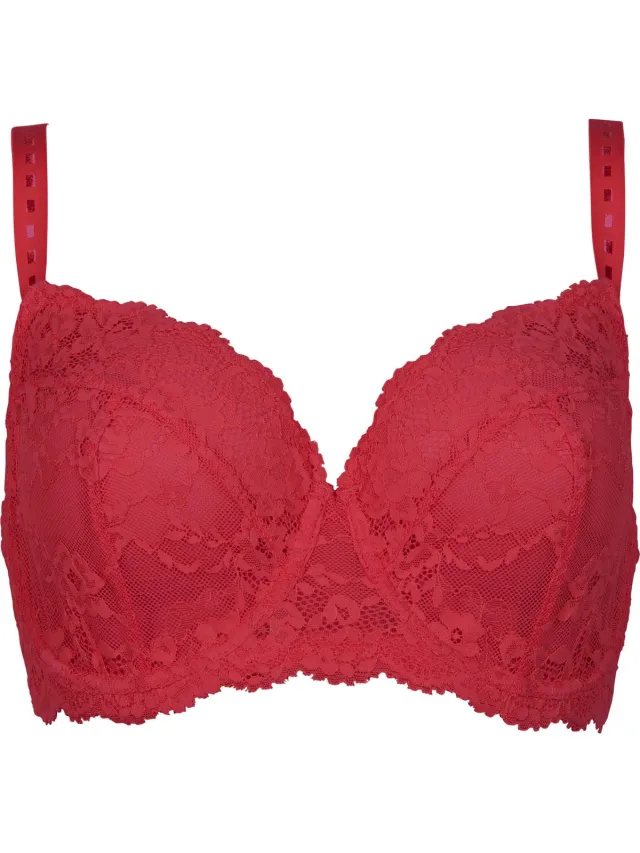 After Eden D-cup & up RECYCLED BH - Rood