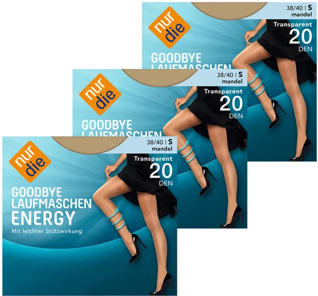 nur die Vaarwel hardlooplegging Energie 20 DEN amandel