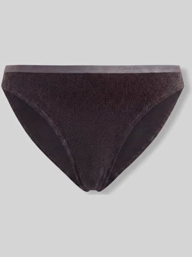 Calvin Klein Slip met glanzende look rookblauw, foto 2