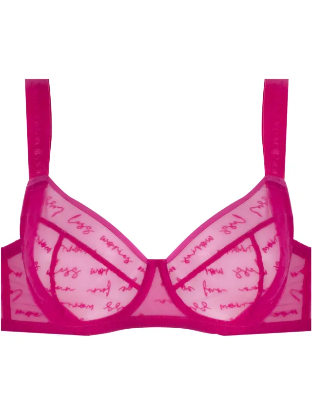 ESOTIQ Naomy - Beha - 75B - Fuchsia - Voorgevormde cups met beugel