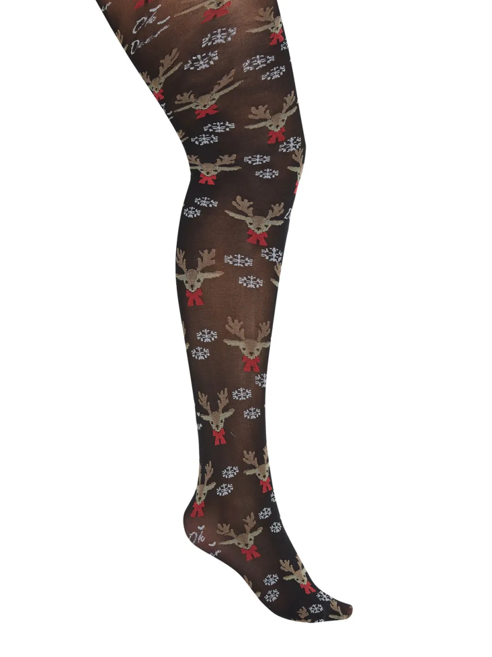 Yours Panty Met 'Oh Deer' Print In Zwart-48, foto 2