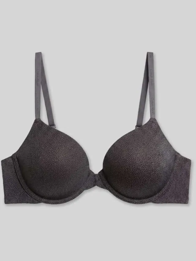 Calvin Klein T-shirt-bh met beugels van 4-weg stretch rookblauw, foto 2