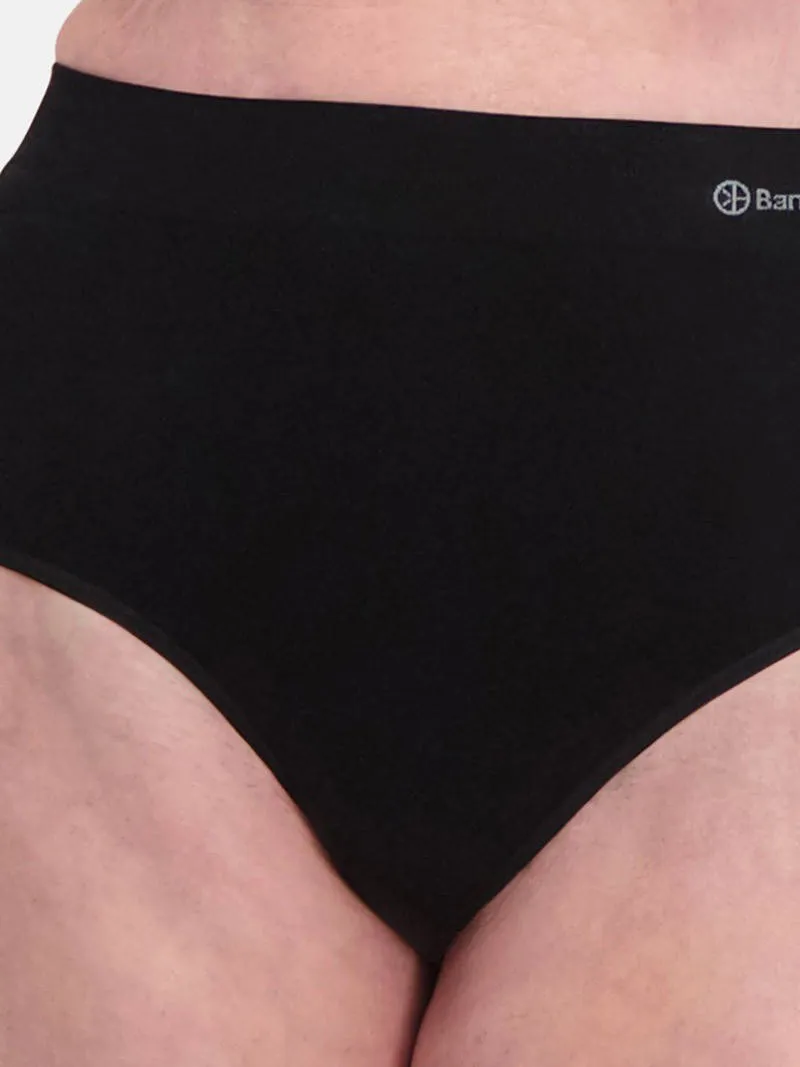 Bamboo Basics high waist maxislip Amy zwart, foto 4