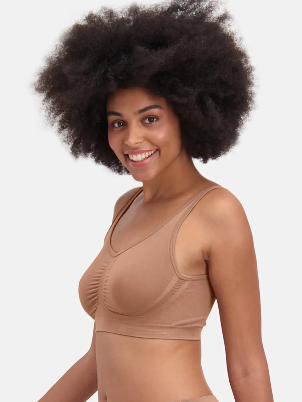 Bamboo Basics Nova bh-top met bamboe donker oudroze, foto 4