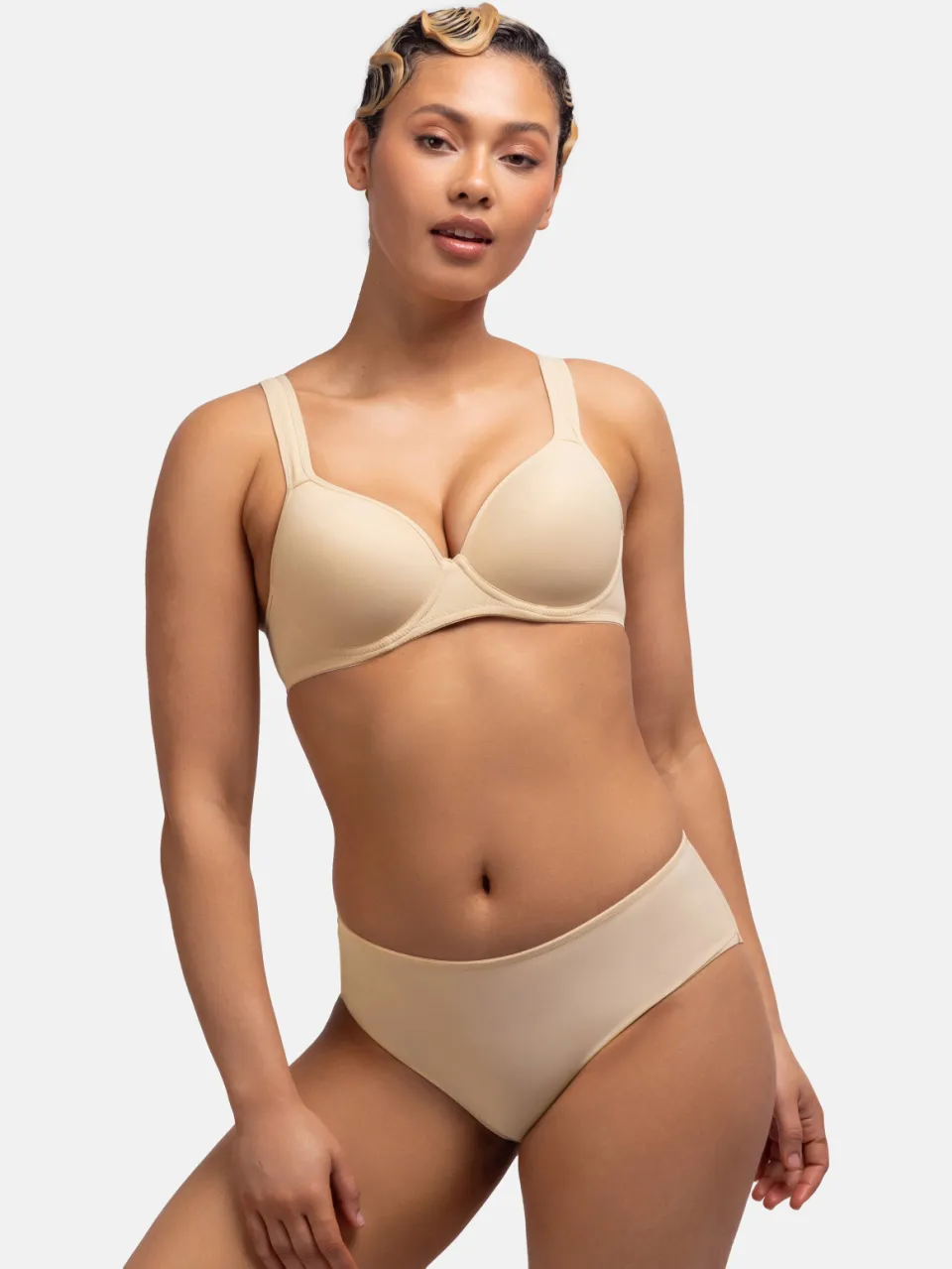 Dorina Rachel voorgevormde T-shirt-bh met beugel lichtbeige, foto 3
