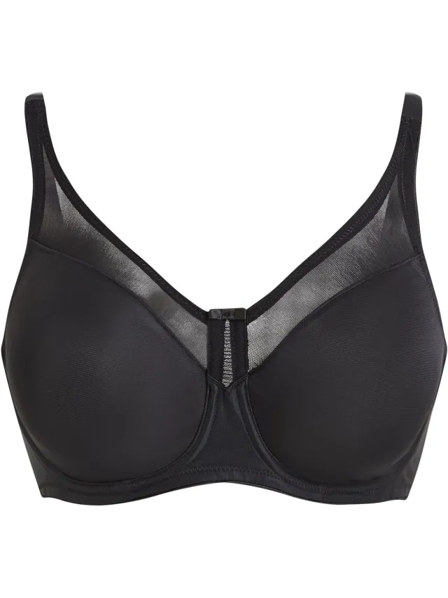 Hunkemöller Nina Non-Padded Underwired Minimizer Bra Zwart