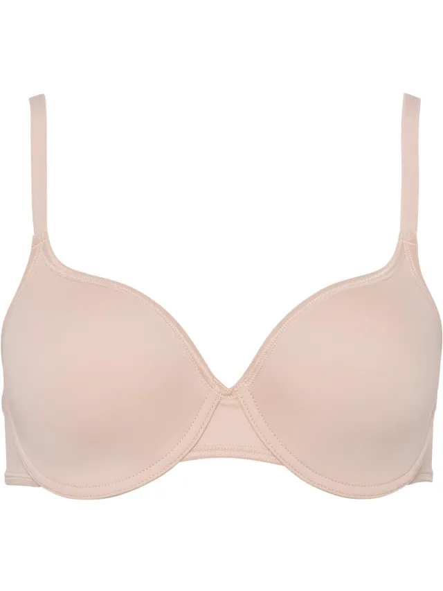 BeeDees T-Shirt BH Stepy Soft WHP Met beugel, naadloze en voorgevormde cups, elegante uitstraling, comfortabel nude