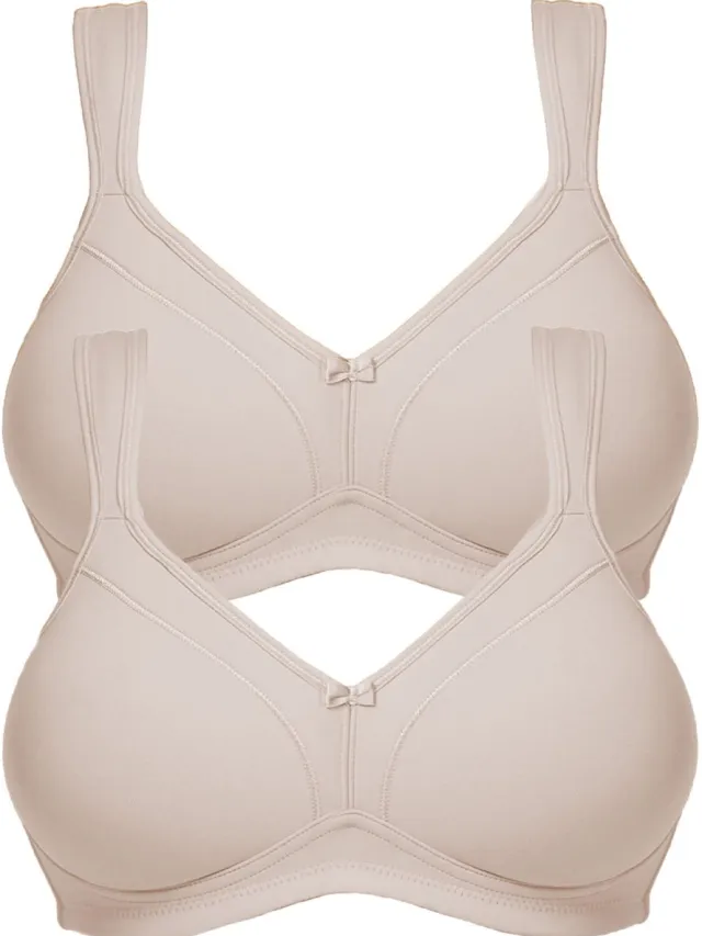 Susa 2-pack BH zonder beugel Topsy cappuccino cappuccino