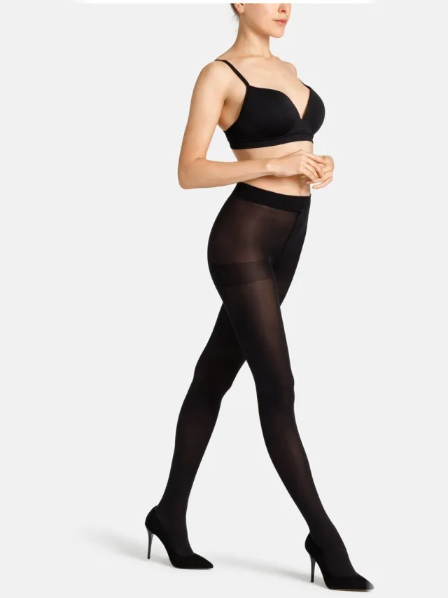 Camano , Panty Damespanty Fijne panty, 60 DEN 3D Premium semi-transparant, comfortabele band drukvrij elastisch, comfortabel aangenaam draagcomfort, veelzijdig te combineren klassiek. black