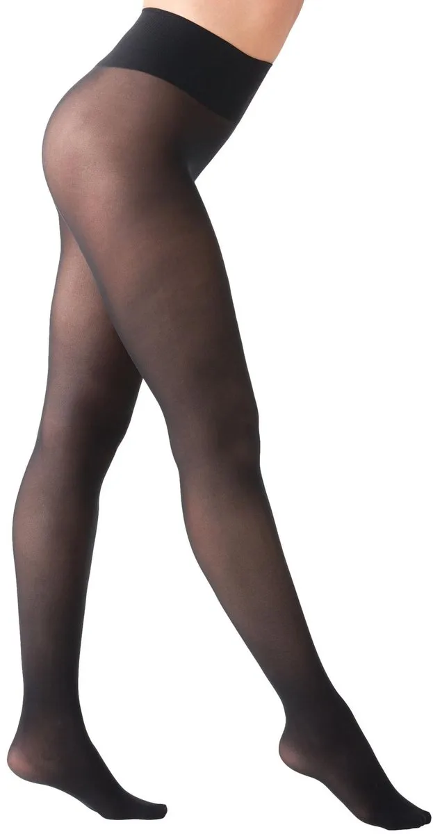 Next Dames - Ultimate Comfort Opaque Set met twee opaque 40D panty's - Zwart Black