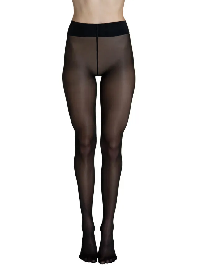 Lisca Panty’s/Kousen Lisca Panty 40 DEN transparant Selection Zwart