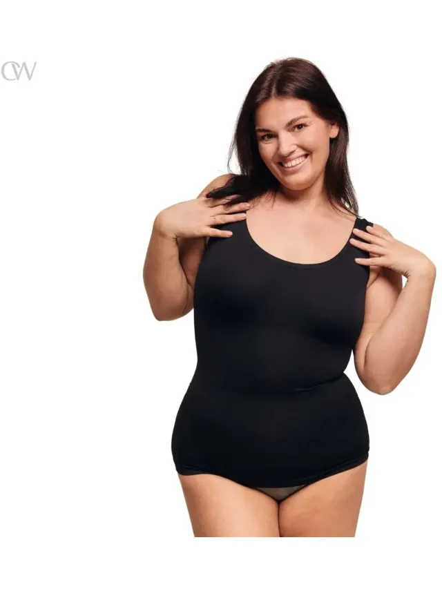 Shapesse Fine Shaping Tank Top | Zwart