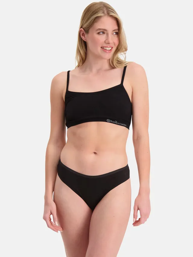 Bamboo Basics Lola string zwart, foto 4