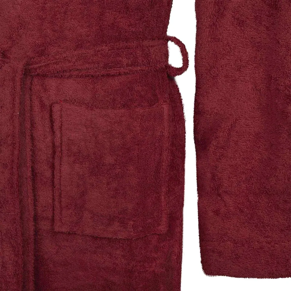 vidaXL Badjas KINN Rood XL Katoen, foto 3