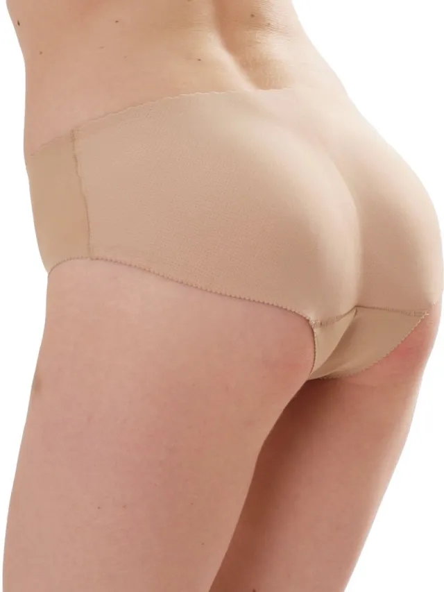Caresse slip met billen vulling huidskeur