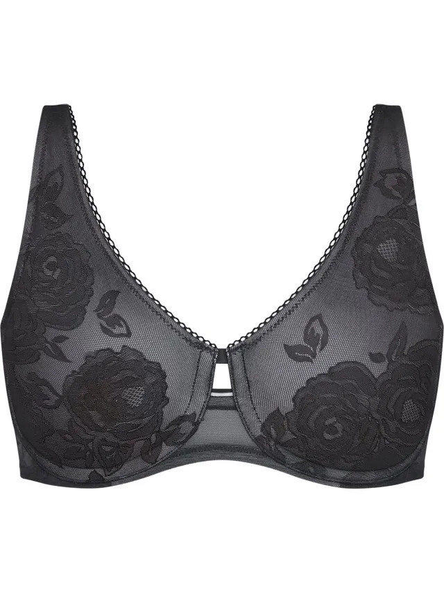 Triumph Wild Rose Sensation W01 Dames Beha Black
