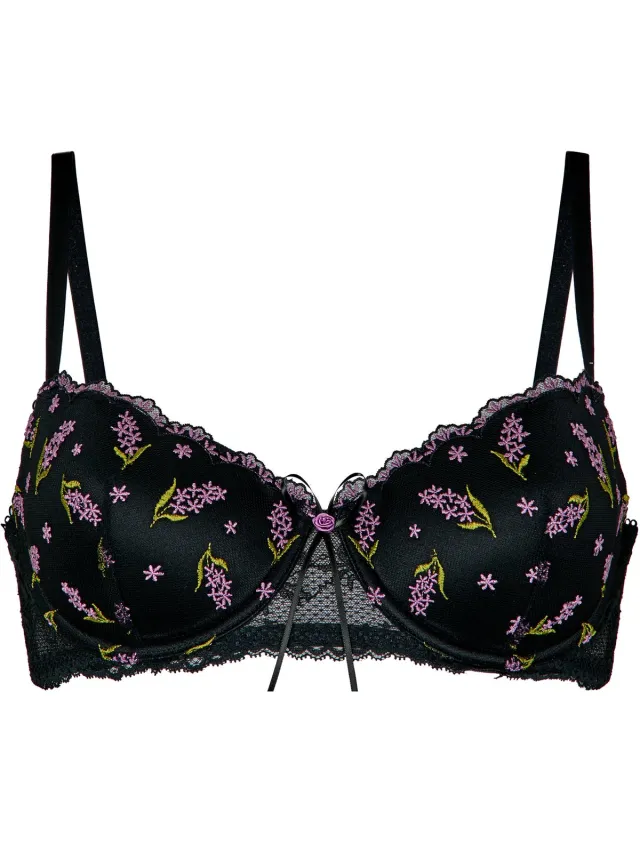 Hunkemöller Padded Underwired Bra Iris Zwart