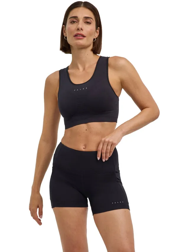 Falke Running voor hoge activiteit functioneel materiaal Sportbeha dames zwart zwart 3000