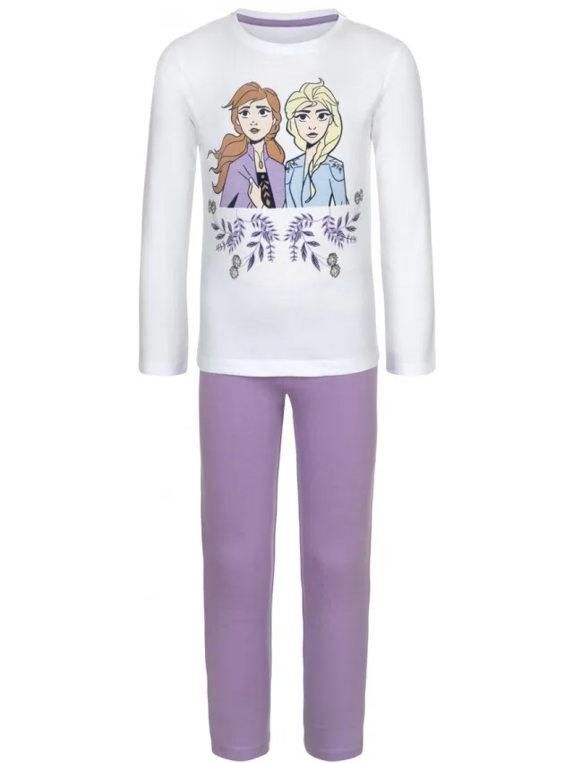 Disney Frozen kinderpyjama's 110/116 cm Paars