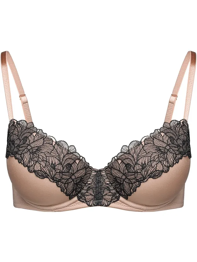 ESOTIQ Century - Push-upbeha - Beige - 65F - Uitneembare vullingen - Beugel