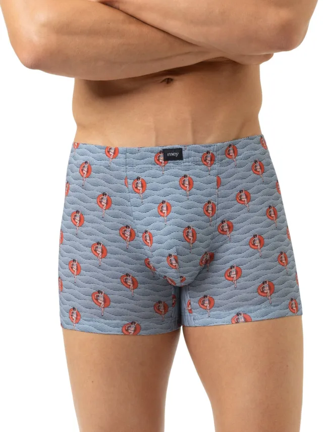 Mey onderbroek blauw bedrukt