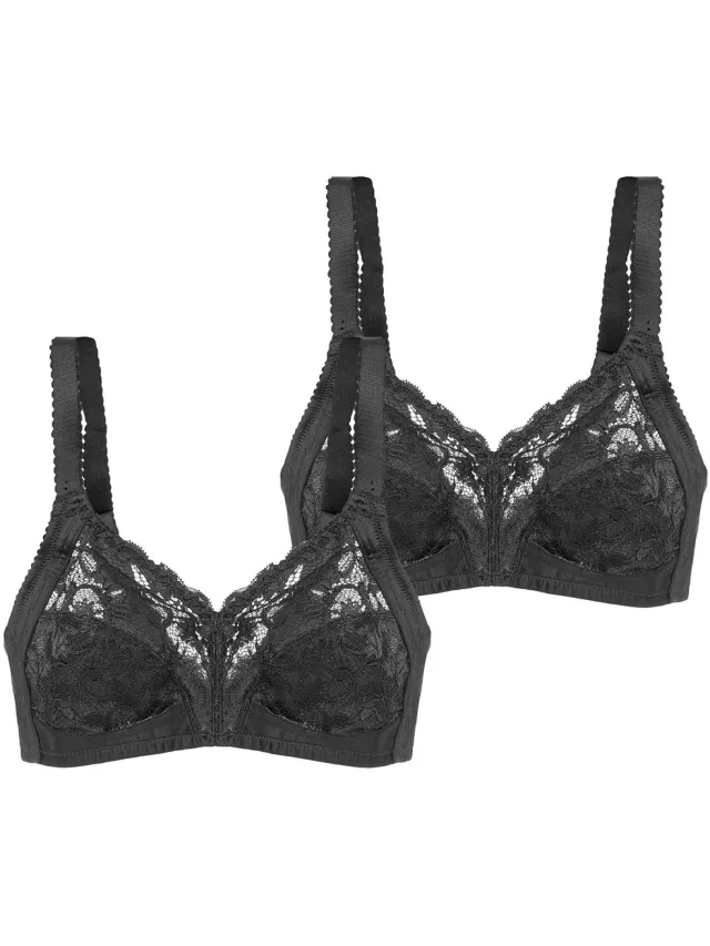 Triumph Bügelloser BH Delicate Doreen Zwart