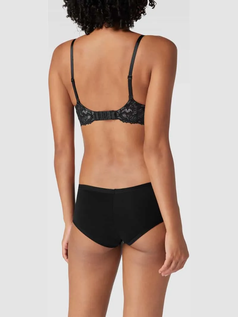 Calvin Klein Beugelbeha van gebloemd kant zwart, foto 3