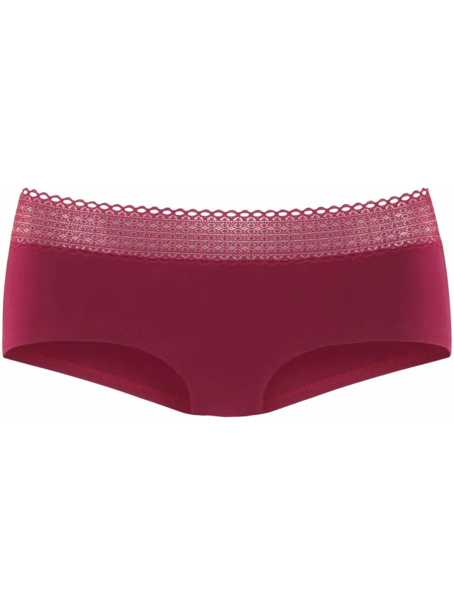 Panty rood, zwart, wit
