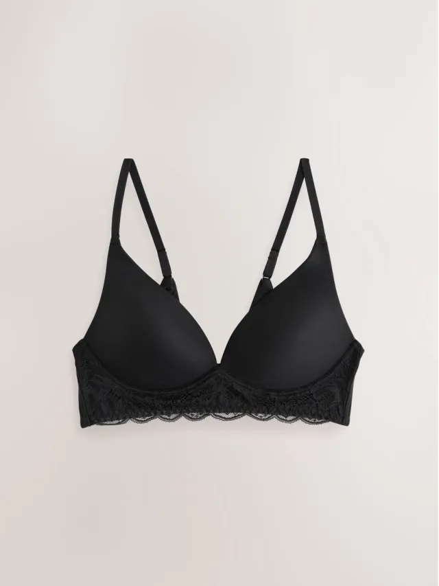 Next Dames - Ultimate Comfort loungebeha, met vulling, zonder beugel - Zwart Black
